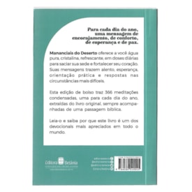 Segunda imagem do produto Devocional de Bolso Mananciais no Deserto | Lettie Cowman | Azul