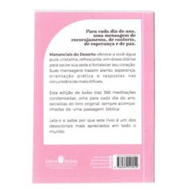 Segunda imagem do produto Devocional de Bolso Mananciais no Deserto | Lettie Cowman | Rosa