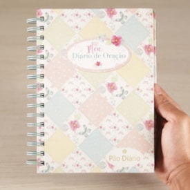 Segunda imagem do produto Devocional Meu Diário de Oração | Capa Dura Espiral Azul