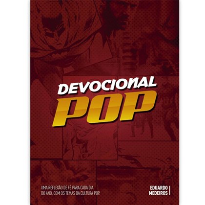 Devocional Pop | Eduardo Medeiros | Capa Brochura Vermelho