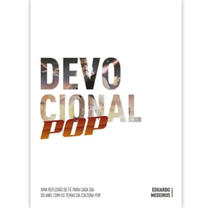 Devocional Pop | Eduardo Medeiros | Capa Dura Branca