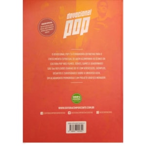 Segunda imagem do produto Devocional Pop | Eduardo Medeiros | Capa Dura Laranja