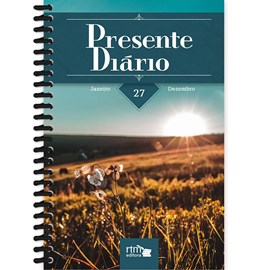 Devocional Presente Diário | Vol 27 | Letra Grande | Capa Brochura Espiral Paisagem