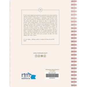 Segunda imagem do produto Devocional Presente Diário Wire-O | Letra Grande | Vol 29 | Capa Criança |Agenda 2026