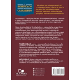 Segunda imagem do produto Devocional: Significado do Casamento | Timothy Keller e Kathy Keller