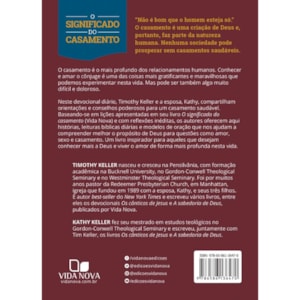 Segunda imagem do produto Devocional: Significado do Casamento | Timothy Keller e Kathy Keller