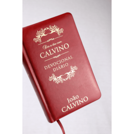Segunda imagem do produto Dia a Dia com Calvino | Devocional | Capa Couro