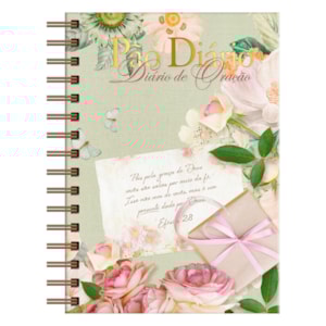 Segunda imagem do produto Diário de Oração Graça de Deus | Capa Dura | Wire-oo