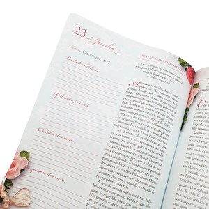 Diário de Oração Louvarei | Caixa para Presente | Capa Flexível