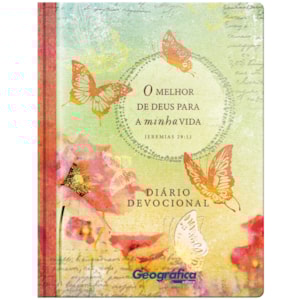 Diário Devocional O melhor de Deus para a minha vida | Capa Dura
