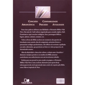 Segunda imagem do produto Dicionário Bíblico Vida Nova |  Derek Williams