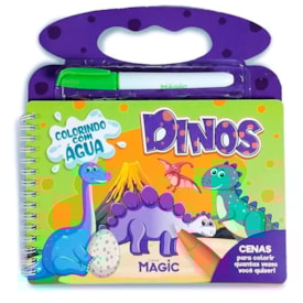 Dinos | Aquabook | Colorindo Com Água