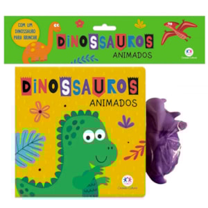 Dinossauros Animados | Livro de Banho | Com Dinossauro Para Brincar