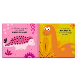Segunda imagem do produto Dinossauros Animados | Livro de Banho | Com Dinossauro Para Brincar