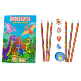 Segunda imagem do produto Dinossauros Arte de Colorir | Livro Para Colorir