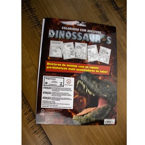 Dinossauros | Colorindo com Adesivos