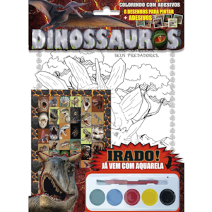 Dinossauros | Colorindo com Adesivos