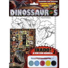 Dinossauros | Colorindo com Adesivos
