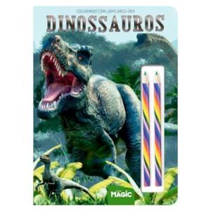 Dinossauros | Colorindo Com Lápis Arco-Íris