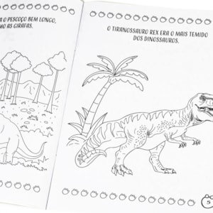 Segunda imagem do produto Dinossauros | Colorindo Com Lápis Arco-Íris