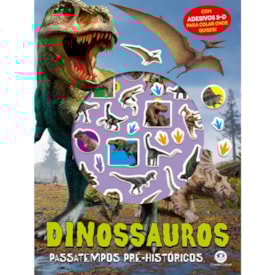 Dinossauros | Com Adesivos 3-D | 3 a 5 Anos