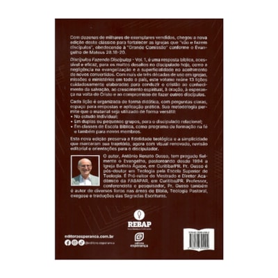 Segunda imagem do produto Discípulos Fazendo Discípulos | Antònio Renato Gusso | Vol. 1
