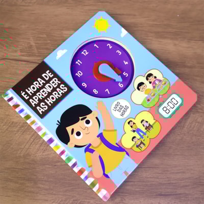 Segunda imagem do produto É Hora de Aprender as Horas
                                                     | Livro das Horas
