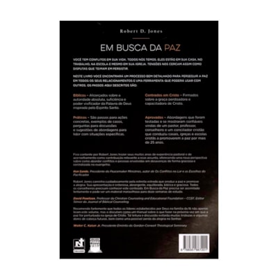 Segunda imagem do produto Em Busca da Paz | Robert D. Jones