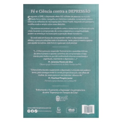 Segunda imagem do produto Enfrentando e Superando a Depressão | Marcos Kopeska | Guilherme Falcão