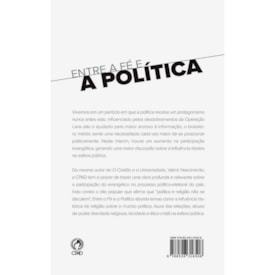 Segunda imagem do produto Entre a Fé e a Política | Valmir Nascimento