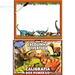 Escolinha Divertida | Dinossauros | Caligrafia dos Numerais