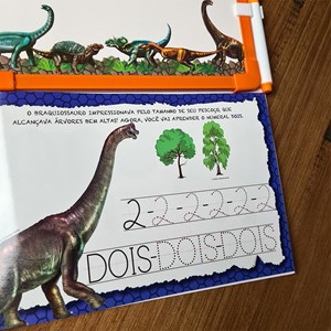 Escolinha Divertida | Dinossauros | Caligrafia dos Numerais
