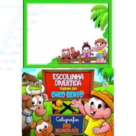 Escolinha Divertida | Turma do Chico Bento | Caligrafia dos Numerais