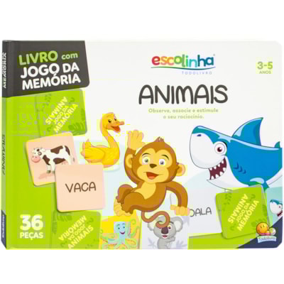 Escolinha Memória: Animais | Todolivro