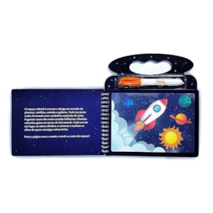 Segunda imagem do produto Espaço | Aquabook | Colorindo Com Água