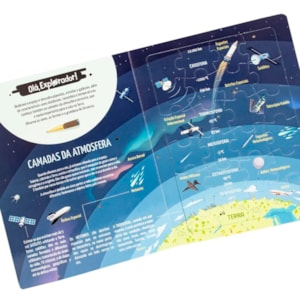 Segunda imagem do produto Espaço em Quebra-Cabeça 20x27 Nosso Mundo | Todolivro