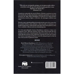 Segunda imagem do produto Eu não me envergonho: Conselho a Timóteo | D. Martyn Lloyd-Jones
