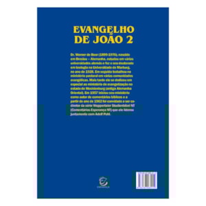 Segunda imagem do produto Evangelho de Joao II | Werner de Boor | 2ª Edição