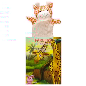 Fábulas Divertidas | A Girafa Que Queria Se Tornar Navio do Deserto | Com Fantoche