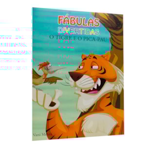 Segunda imagem do produto Fábulas Divertidas | O Tigre e o Pica-Pau | Com Fantoche