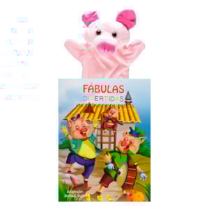 Fábulas Divertidas | Os Três Porquinhos | Com Fantoche