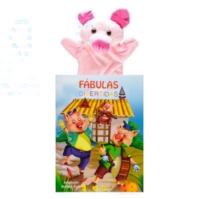 Fábulas Divertidas | Os Três Porquinhos | Com Fantoche