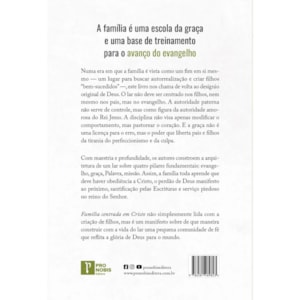 Segunda imagem do produto Família Centrada em Cristo | Tim Chester e Ed Moll