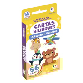 Flash Cards Cartas Bilíngues - Alfabeto - Alphabet | Ciranda Cultural