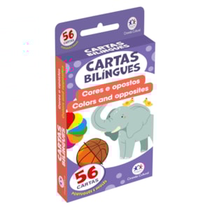 Flash Cards Cartas Bilíngues - Cores e Opostos - Colors And Opposites | Ciranda Cultural
