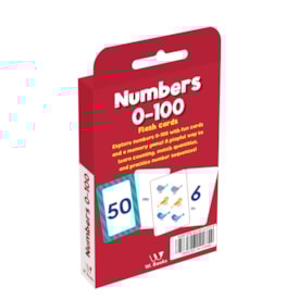 Segunda imagem do produto Flash Cards: Numbers 0 To 100 | W.books