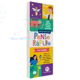 Flash Cards Pense Rápido | 4 a 5 anos