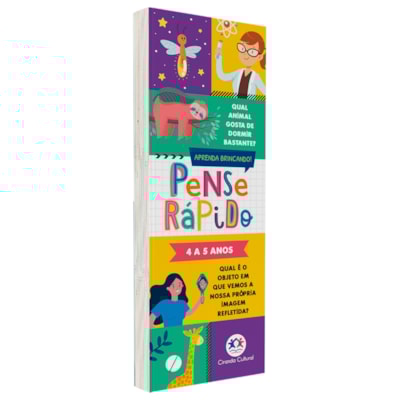 Flash Cards Pense Rápido | 4 a 5 anos