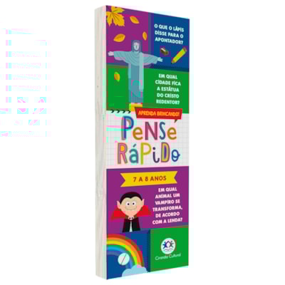 Flash Cards Pense Rápido | 7 a 8 anos