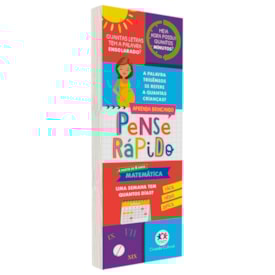 Flash Cards Pense Rápido | Matemática | A Partir dos 8 Anos